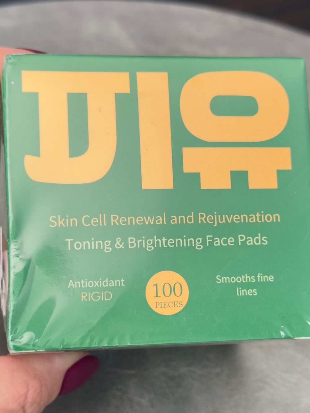 100 Count Toning Polish Pads, Skincare Toner Pads for Dark Spots, Wrinkles